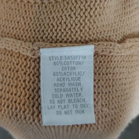 Conrad C Tan Knit Zipper Cardigan, SP - Picture 10 of 10